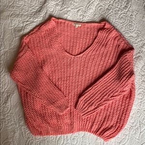 Chenille spring-time sweater